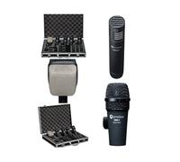 Set de microphones pour batterie - PRODIPE - DRM-KD, DRM-C, DRM-OV - 8 pièces - Filaire - Ultra-polyvalents