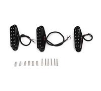 Set De Micros Guitare Électrique, 3 Unités À 12 Plots, Noir - Réponse Uniforme, Installation Simple, Pour Guitaristes Exigeants