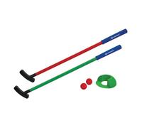 Schildkröt Set mini-golf enfants – 2 clubs, 2 balles mousse, cible – Intérieur/Extérieur dès 4 ans