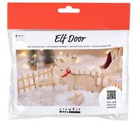 Set de modelage - Creativ Company - Mini set créatifs Porte de Noël - 62 pièces - Renne - Idéal pour Noël