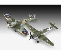 Set De Modèle Combattant Bf109g-10 & Spitfire Mk.V 1:72 Kit En Plastique REVELL