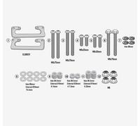 Givi Royal Enfield Meteor, kit de montage Noir Noir