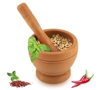 Set de mortier et pilon, Plastique réutilisable bol de broyage avec marteau de tige cuisine sauce Grinder ail piller manuel Grinder broyeur cuisine gadget assaisonnement outils pilon et pilon bol