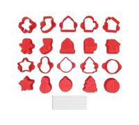 Set de Moule à Cake 10 Formes avec Démoulage Facile, Ustensiles de | Presse à Formes de Moule pour Cake de Noël pour fêtes d'automne, soirées DIY, cuisine maison, pâtisse