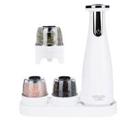 Set de moulins à épices - ADLER - AD 4449W - Électriques - Mécanisme en céramique - Éclairage LED