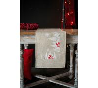 Set de nappes au point de croix Vervaco "Winter im Wald", 29x102cm