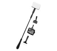 Set de nettoyage 'aquarium - Outils de nettoyage 'aquarium | Poignée réglable pour le nettoyage de l'aquarium, brosse pour le filet d'éponge d'élimination des algues réutilisabil
