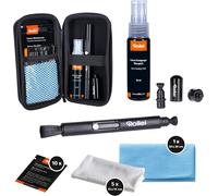Set de Nettoyage pour Appareil Photo Pro I Cadeau pour Les photographes I Set de Nettoyage avec Lenspen, Chiffons en Microfibre, lingettes humides et nettoyant Liquide