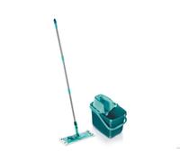 Set de nettoyage sol Leifheit Combi M 55356, balai serpillère seau essoreur 12 L et housse micro duo, balai lave sol 33 cm