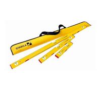 Set de niveaux magnétiques à bulle PRO 80 ASM STABILA 120/ 60/ 30 cm + Housse - 19716
