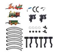 Set de Noël - Véhicule Rechargeable avec Rail - Set pour Qui Tourne Autour de Tout Arbre avec et Musique - pour âgés de 3 Ans, pour fête de Noël et Jeux à la Maison