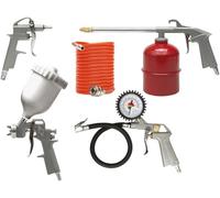 Set De Outils Pneumatiques 5 Pièces, Idéal Pour Les Ateliers Et Le Bricolage, Haute Performance Et Durable Deoutils De. - Vorel