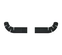 Set de pads de cintre BT OrthoCell® Top Pads noir
