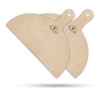 Set de palettes à pizza 30 cm en bois de bouleau Pelle à pizza courte double four électrique professionnel maison pierre réfractaire compatible avec four à pizza G3 Ferrari Ariete Spice