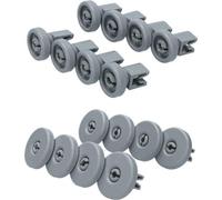 Set de paniers pour panier supérieur + panier inférieur 16x paniers de rechange lave-vaisselle adapté à AEG Electrolux, Ikea, Privileg, Progress, Quelle