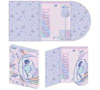 Set de Papeterie - CERDÁ - Stitch - 15 x 21 x 3,5 cm - Couleur Violet - Licence Officielle