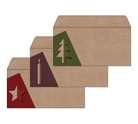 Set de papier à motif de Noël 'Cut-out style', A4