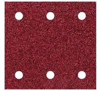 Set de papiers abrasifs pour ponceuse vibrante avec bande auto-agrippante, perforé Wolfcraft 1761000 Grain 60, 120, 240 (L x l)