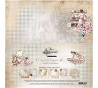 Set de papiers scrapbooking 30x30 - Alchimie de l'art - Recette du bonheur
