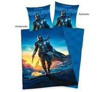 Set De Parure De Lit Star Wars The Mandalorian 2 Pièces 135 X 200 CM 80 X 80 CM