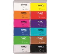 Set de pâte à modeler FIMO SOFT "Basic" 12 blocs de 25 g