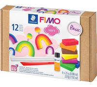 Set de pâte à modeler FIMO SOFT "Basic" 12 pièces