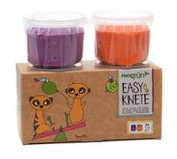 Set de pâte à modeler orange et vio