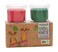 Coffret Suri 2 pots rouge + vert pâte à modeler naturelle et vegan