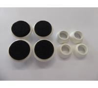 Set de patins en feutre pour Eames Plastic Chair DSR, DAR, DKR Vitra - 4055737229848