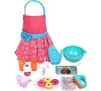Set de pâtisserie Click n Play avec accessoires de table et de cuisson, idéal pour les poupées de 18 pouces American Girl G