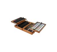 Kit pour peinture ECD Germany Set de Peinture 127 Pièces avec Coffret en Bois, Boîte de Peinture XXL pour