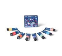 Set de peinture à l’acrylique aux tons pastel, 8 tubes de 22 ml d’acrylique colorée de qualité supérieure, couleurs vives (tons pastel)
