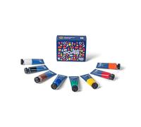 Set de peinture à l’acrylique aux tons pastel, 8 tubes de 22 ml d’acrylique colorée de qualité supérieure, couleurs vives (tons classiques)