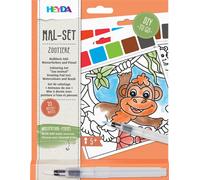 Set de peinture à l'eau HEYDA "animaux du zoo" 10 motifs