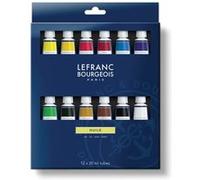 Set de peinture à l'huile - 12 tubes - Lefranc & Bourgeois G