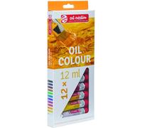 Talens Art Creation Set de peinture à l'huile pour débutants de 12 Couleurs (tubes de 12 ml) | Peinture pour adulte