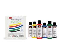 Set de peinture acrylique 'Basic Colors' 6 pièces