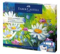 Set de peinture acrylique Faber-Castell 18 pièces Multicolore