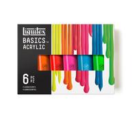 Liquitex Basics Acrylique Set de 6 tubes 118 ml Couleurs fluorescentes