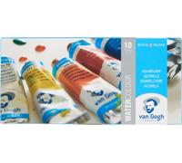 Set de peinture aquarelle Van Gogh avec 10 couleurs en tubes de 10ml