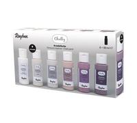 Rayher Kit peinture-craie Chalky – 6 couleurs roses – 60 ml