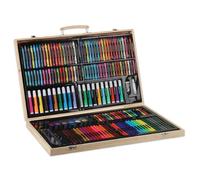Kit De Peinture Avec Boîte En Bois 180 Pcs Artist