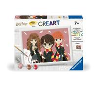 Ravensburger - CreArt Kids 18x24 cm - Numéro d'art - Portrait de Groupe/Harry Potter - Kit de Peinture par numéros - Dès 7 Ans - 25835