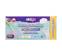 Set de peinture pour affiches Lenka Strigo - 8 couleurs pastel pour les jeux créatifs et les projets artistiques ! Idéal pour les enfants et les artistes adultes.
