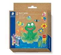 Set De Peinture Pour Doigts Noris® 881 Avec 4 Pièces Assorties Sèche Rapidement