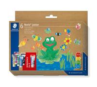 Staedtler Gouache à doigt Mali 8816 G – couleurs standard – 6 unités