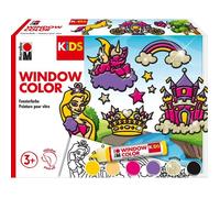 Set de Peinture pour Fenêtres - MARABU - Princesse - 8 Pièces - Utilisable sur Verre et Plastique