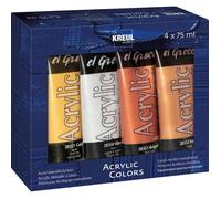 C. Kreul – Set acrylique El Greco 28270, métallisée 4 tubes (doré, argenté, doré rouge, cuivré)