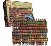 The Army Painter Warpaints Air Complet – 126 peintures 18 ml, 18 métalliques, 6 fluo, aérographe