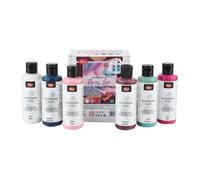 Set de peintures acryliques - VIVA DECOR - Berry Love - 6 x 82 ml - Résistant à la lumière - Diluable à l'eau